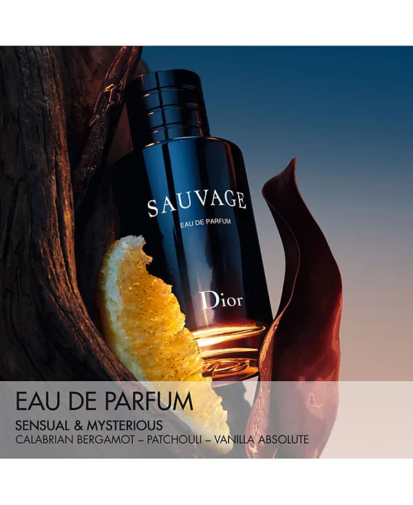 Dior Sauvage Eau de Parfum 60mL 2プッシュ Christian Dior Sauvage Parfum Spray for Men, Intense & Long