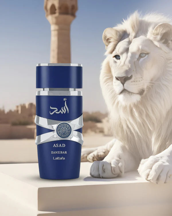 Lattafa  Men's Asad Zanzibar EDP 3.4 oz Fragrances