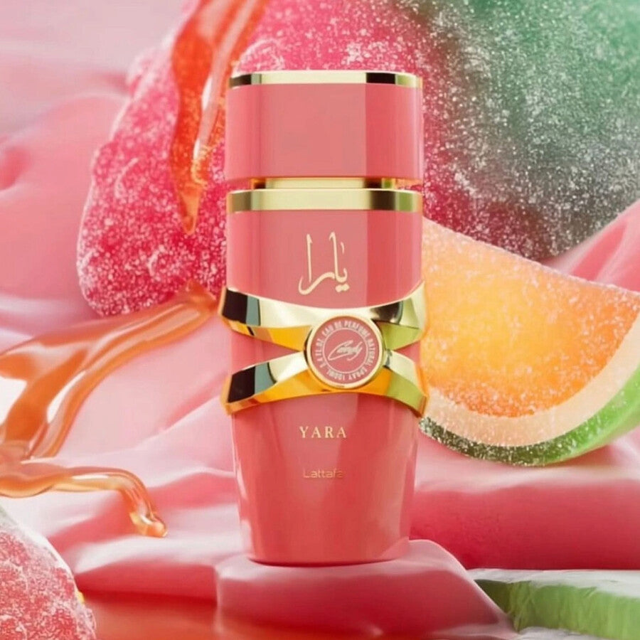 Lattafa  Ladies Yara Candy EDP Spray 3.4 oz Fragrances